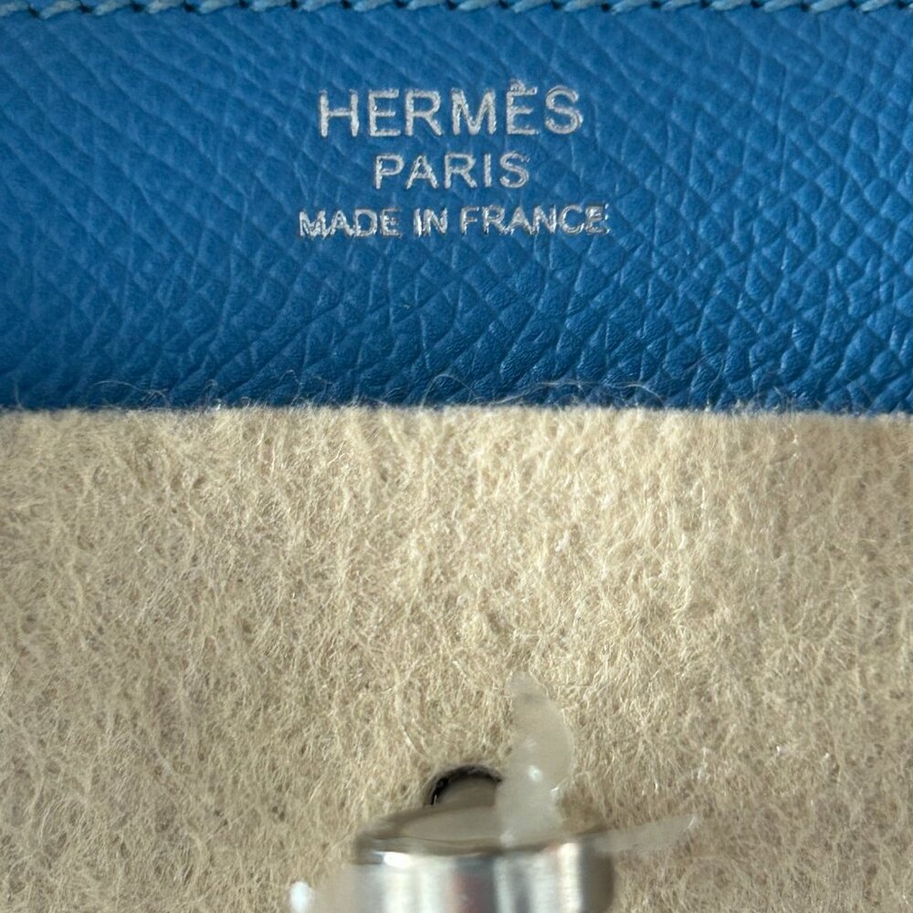 Hermes Blue Colvert Epsom Birkin 30 - Picture 7 of 7